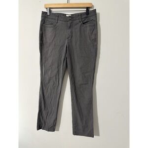 LL BEAN WOMENS GREY FAVORITE FIT STRAIGHT LEG PANTS SIZE 10 PETITE‎
